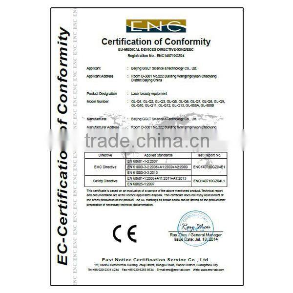 New design instant pigmentation removal yag laser parts tattoo machines