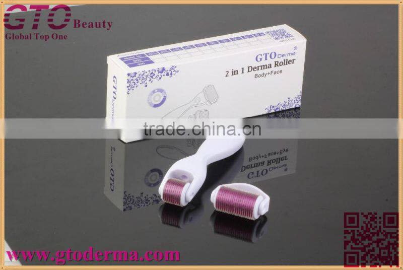 GTO 600/1200 needles 2 in 1 derma roller for body and face treatment