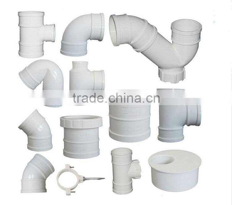 PVC Fitting 20mm, 25mm, 32mm plastic pipe and fittings