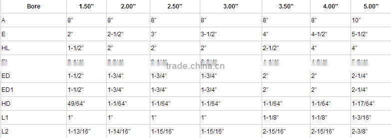 American market double Acting welded tee series hydraulic cylinder