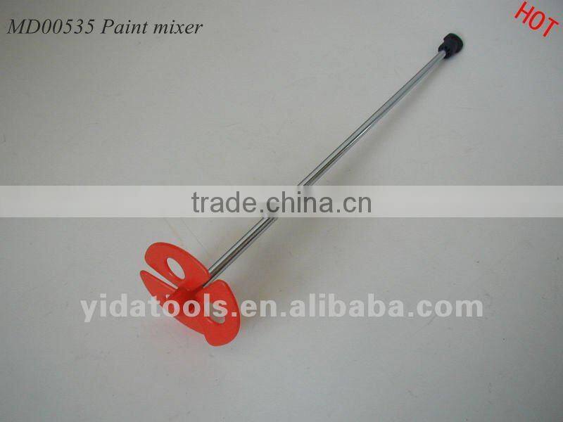 Plastic impeller paint mixer