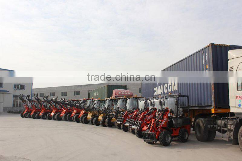 Everun brand ER12 front end loader with snow blower