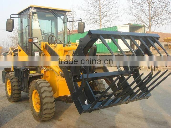 china factory supply 1200kg mini wheel loader with CE, with cab or sunshade
