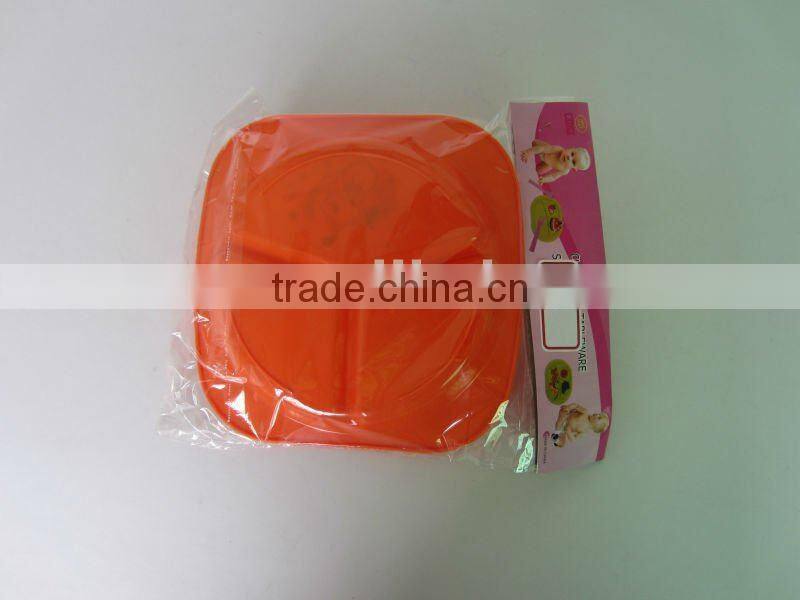 4pcs unbreakable dinnerware plastic picnic set