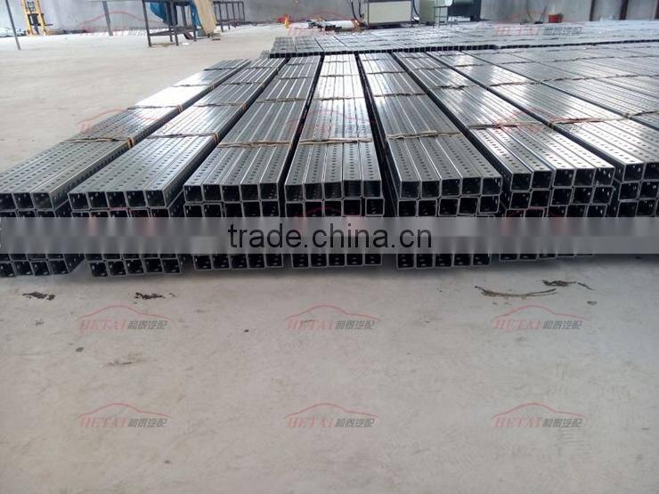 Perforated and Galvanized Traffic Safety Square Sign Posts