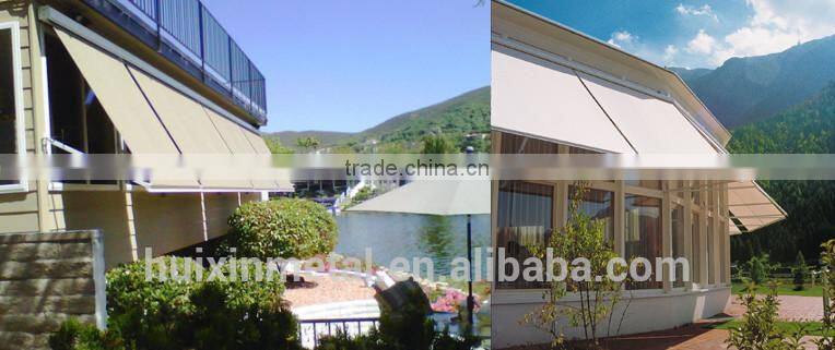 European style outrigger system aluminium rain awning