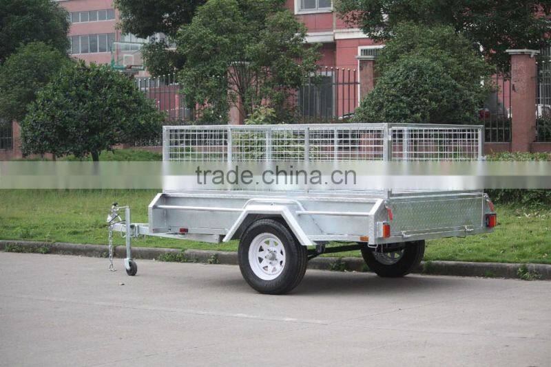 Professional manufactural fully welded Cage Trailer with Ramp (8x5'/ADR/Hot dip Gal) 2016
