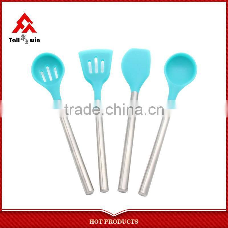 Factory customized funny cool style silicone solid spoon/turner