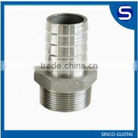 Sanitary stainless steel clamp hose nipple