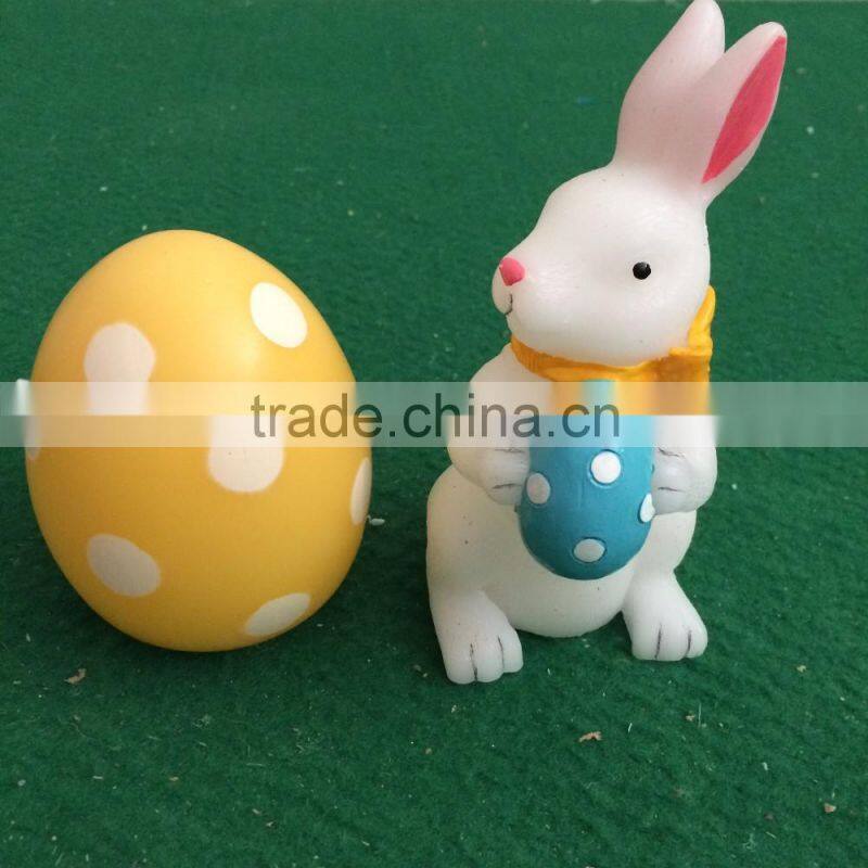 Set of 2 led easter candle led rabbit egg candles led flicking candle real wax easter candle led scented candle for easter