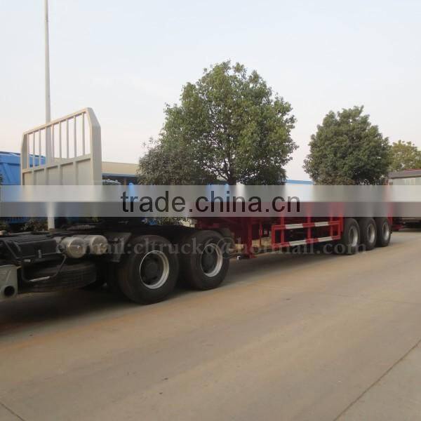 CLW 3 axle Flatbed Trailer 60 ton with North Ben Tractor Head
