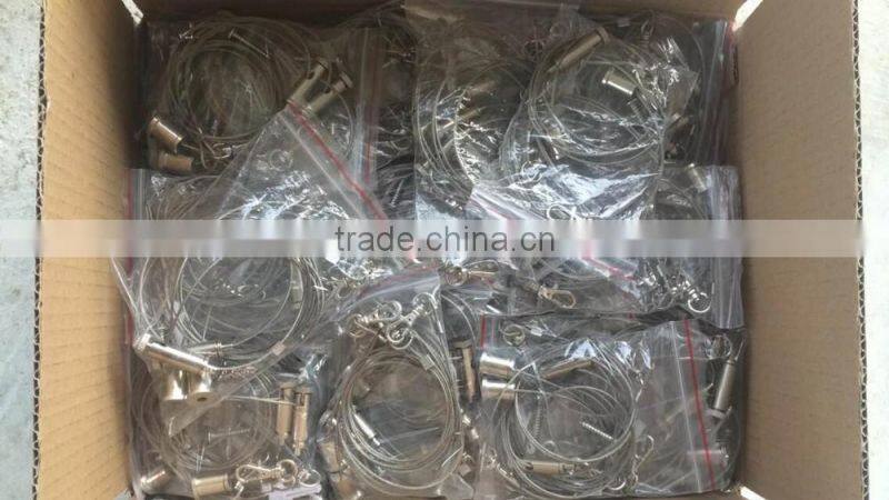 Hanger ropes with slings for THM liners