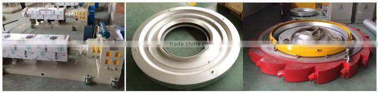 Rotary die head three layer coextrusion ldpe film blowing machine