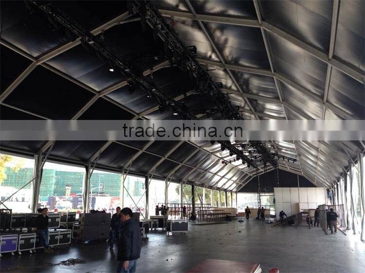 Best quality outdoor event curve tent manufacturer