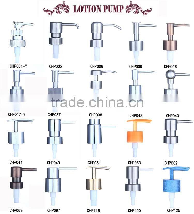 Hot selling hotel ABS plastic electroplate soap dispenser pump