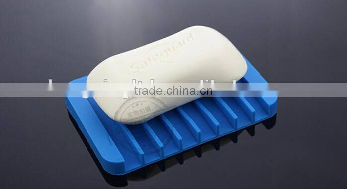 Silicone Soap Dish, Flow Soap Tray Dish,Silicone Flexible Bathroom Soap Holder Soapbox