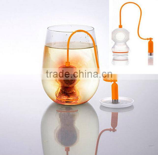 Deep Tea Diver Shape Silicone Tea Infuser,Silicone Tea Filter,Silicone Tea Strainer OEM&ODM Factory
