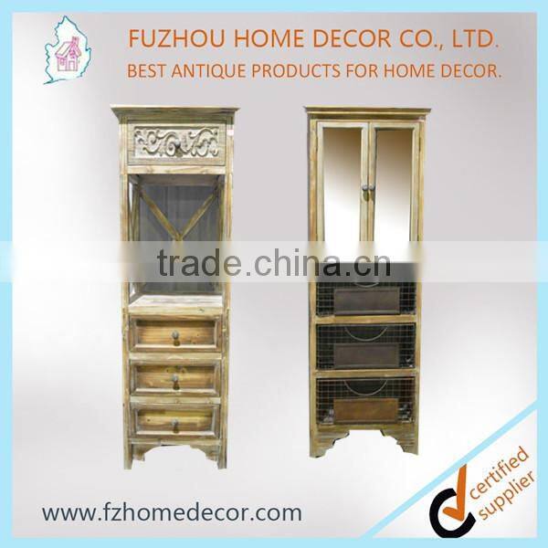 Chinese antique furniture decorative wooden cabinet design