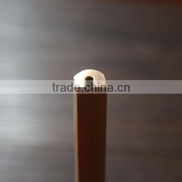 Novel design brass copper material signature pen, creative gift hexagonal metal pen