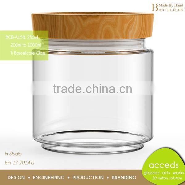 Personalized Home Goods New Sealable Airtight Glass Dessert Jar