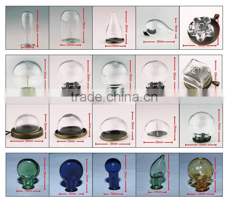 Dandelion glass ball for earring/necklace ,glass ball for making jewelry