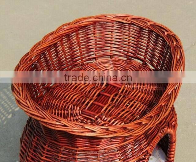 Wholesale cheap wicker custom indoor dog house with balcony
