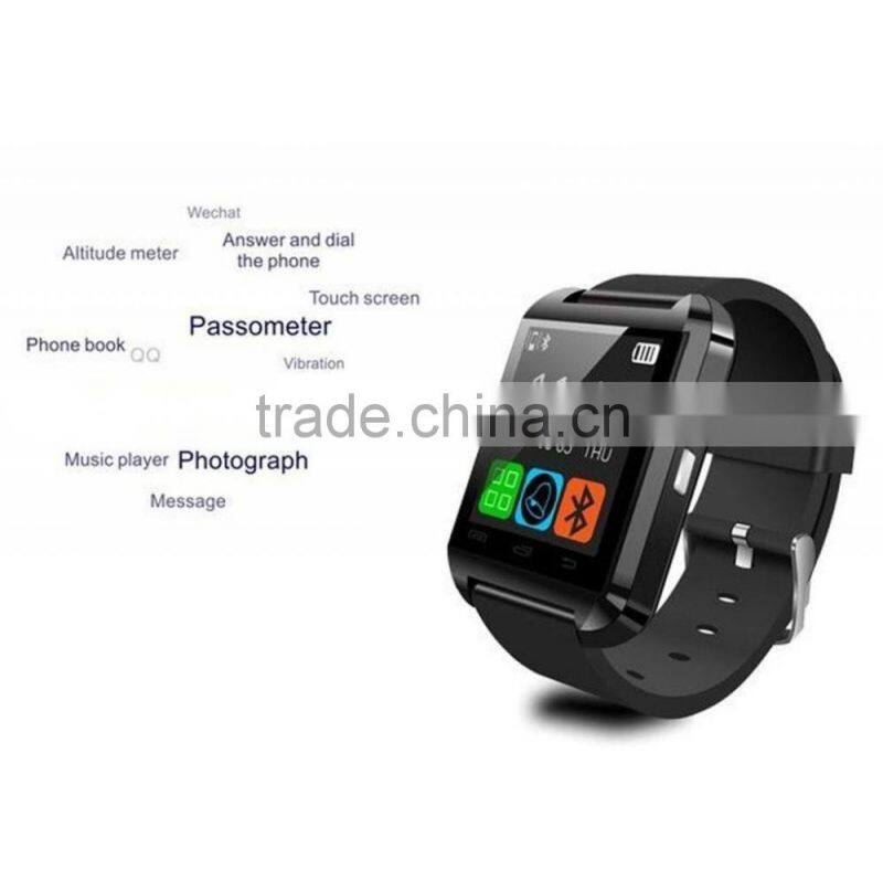 2016 Factory wholesale cheap price U8 bluetooth smart watch for Christmas gift