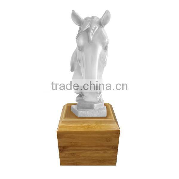 Resin horse wholesale bamboo funeral urs supplier