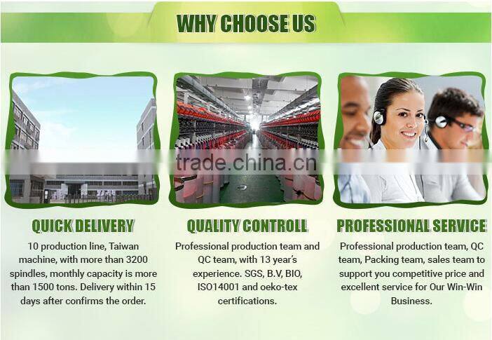 Wholesale Ring spun cotton yarn 40s/2 dyed in various colors sample free