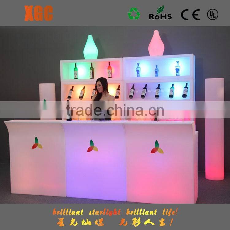 Commercial bar illuminated bar table,bar table straight GF308