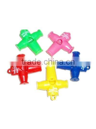 2014 Brazil World Cup cheer colorful whistle samba plastic whistle/ cross whistle
