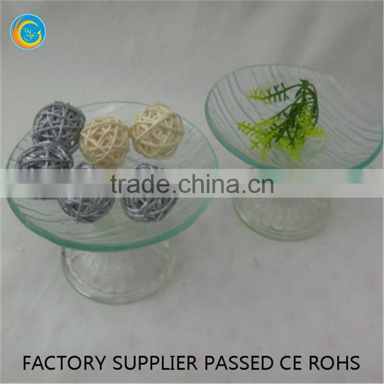 Flower shape plate glass with cheap price