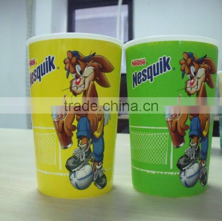 hot sale food grade plastic milo mug with customized logo