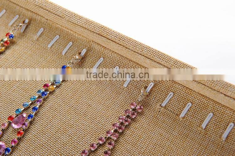 2015 china supplier wholesale custom linen wooden jewelry packing box