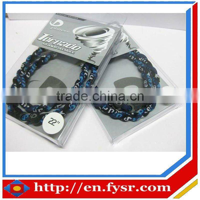 Newest fashion titanium healthy necklace