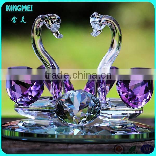 Blue Crystal Swan Wholesale Valentine's Gifts Wedding Return Gift Ideas