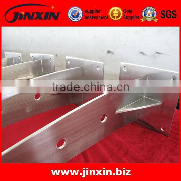 2015 Modern Indoor Iron Railing Designs with Wooden Hanrail