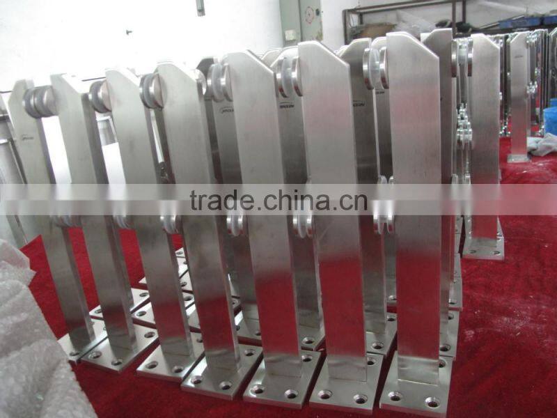 Frameless glass pool fencing glass spigot/stainless steel pool fence