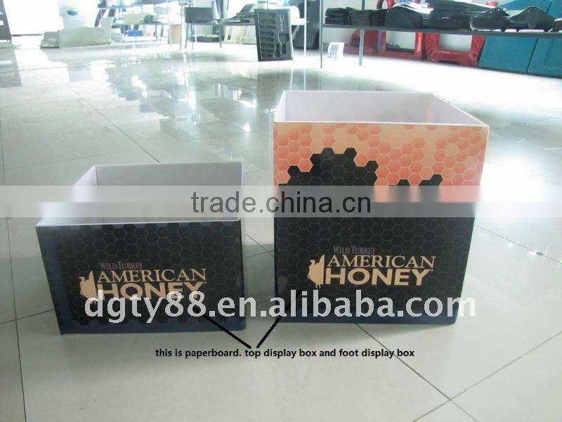 Plastic beverage display rack, Plastic display rack