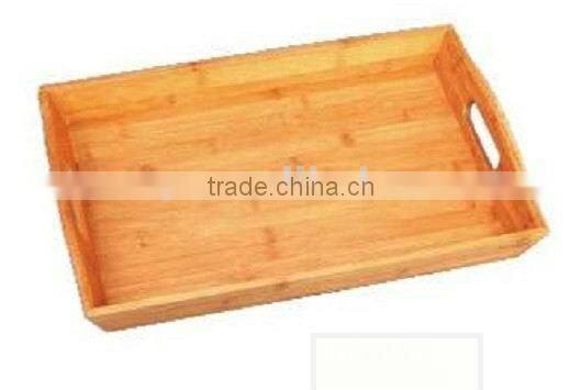 RECT. WOODEN/BAMBOO SERVING PLATE