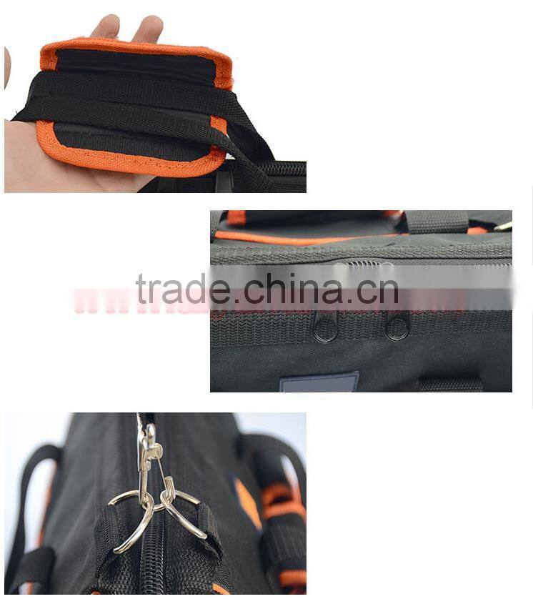 600D oxford Backpack Electrician Tool Bag multifunctional electrical heavy duty