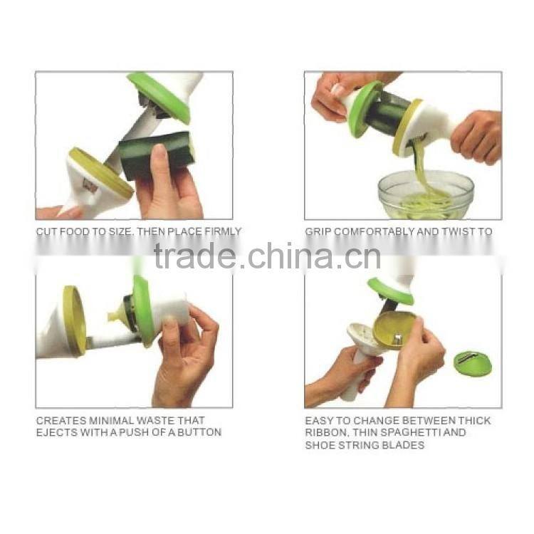 2016 hot sale Plastic Spiral Vegetable Slicer as seen on tv