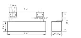RX27 ceramic case balancing resistor