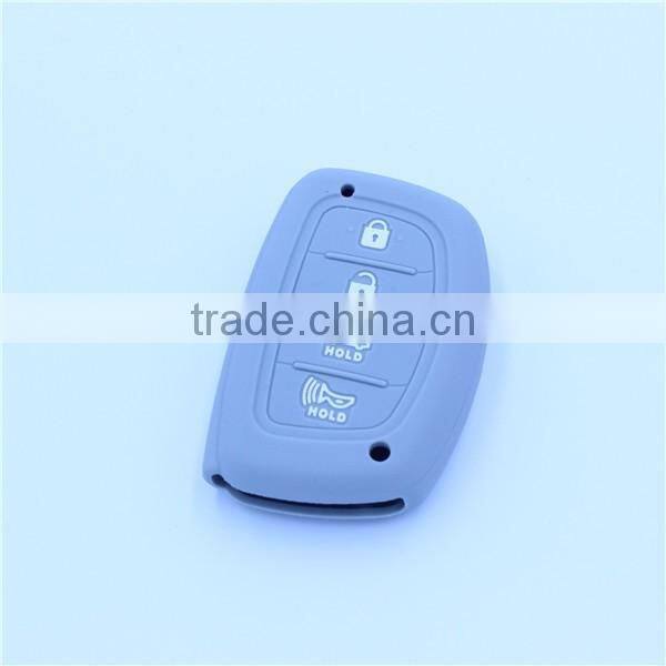 New Design silicone car key cover for hyundai 4 buttons