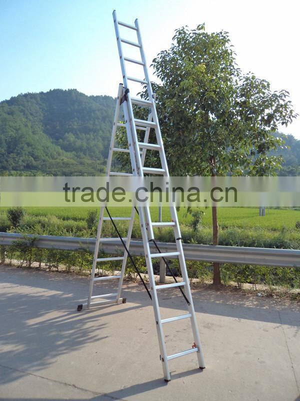 Combination ladder, Extension ladder, Multi-functional telescopic aluminum ladder