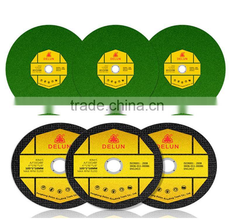 industrial 4'' super thin cutting wheels for stainless steel