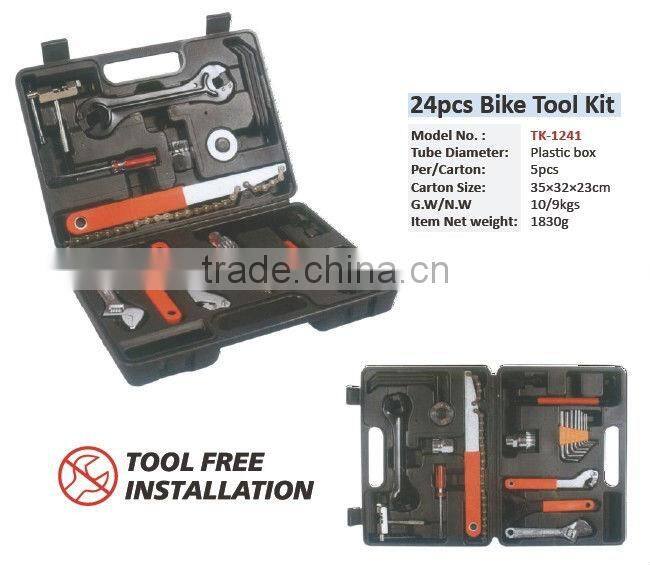 24pcs bike tool kit set