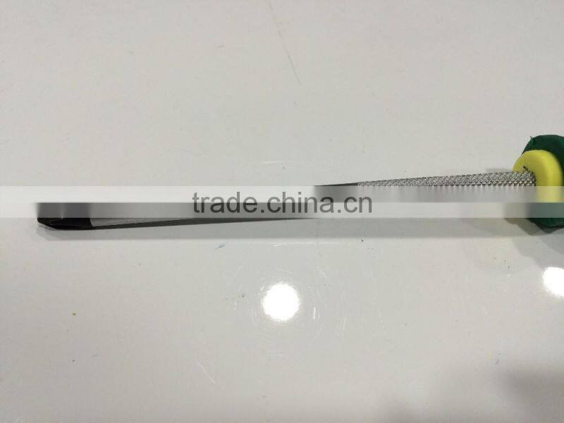 BERRYLION dual color falt head 4 inches screwdriver with anti slip handle