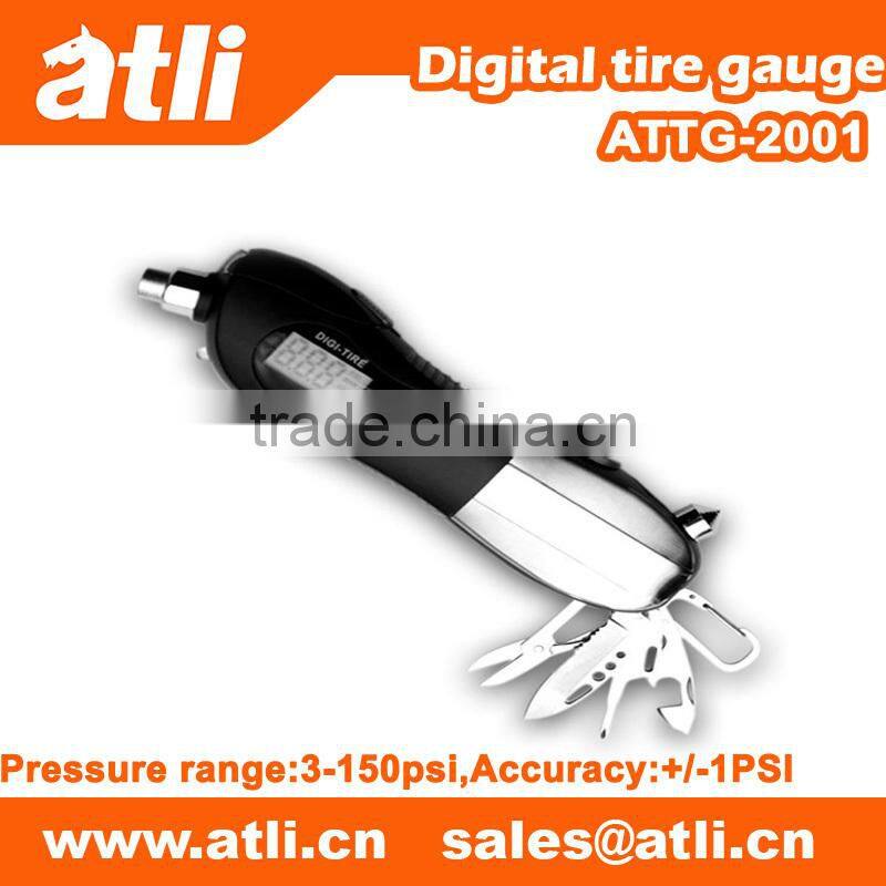 LCD backlight digital air pressure gauge