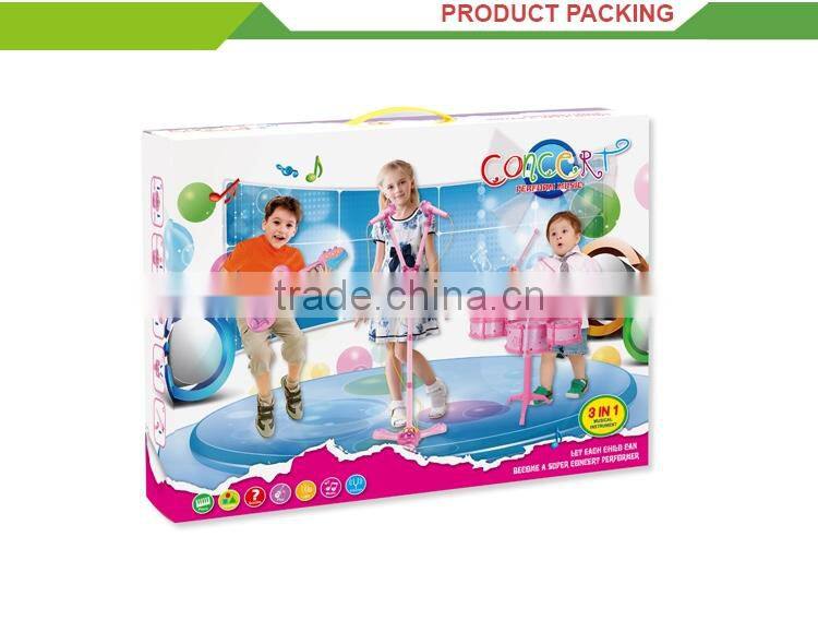 2016 best sale plastic battery operated kids toy microphone